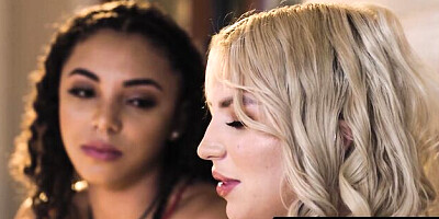 Graceful Britt Blair and Zerella Skies at porn for women video