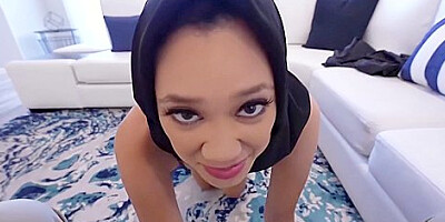 Hijab Babe Desperately Wants To Show Me What She Got Underneath Her C With Madi Laine