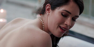 Evelyn Claire is torrid steaming while her paramour satiates her and takes her to the end