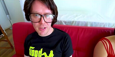 April Doll - April Returns For Nerd Cock