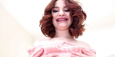 Oliver and Annabel's big natural tits scene