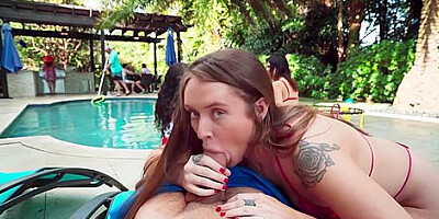 Chloe Marie And Kai Jaxon In House Bbq Party Takes A Wild Turn