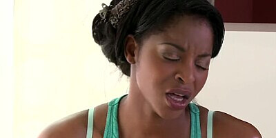 Girlfriends Hot black girl charms blonde babe with song