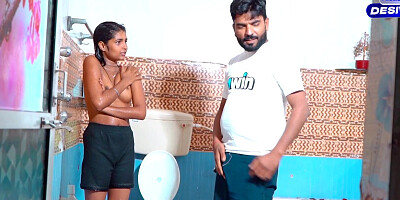 Nude sexy bhabhi caught by her devar in the bathroom