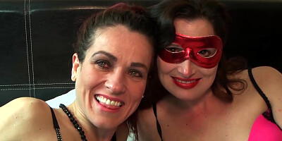 Rough orgy fucking for a thick MILF with fantastic butt cheeks