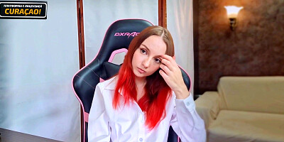 Lina Moore - Naughty Student Masturbating to Orgasm while Online Classes