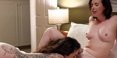 Casey Calvert Arabelle Raphael Hard Threesome Sex.