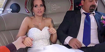 Beautiful Bride Lets A Horny Dick Enter Her Pussy While Her Groo With Jennifer Mendez