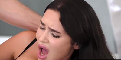 Hot Brunette Feels Horny And Wants To Please A Cock With Her Pretty Feet
