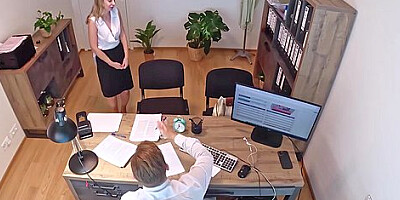 Andrea Blonde - Reluctant Blonde Andrea Rides A Massive Cock For A Money Loan