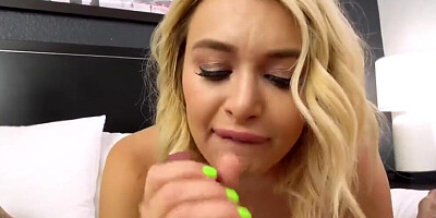 Fuck Blonde StepSister Natalia Starr Of Le@k