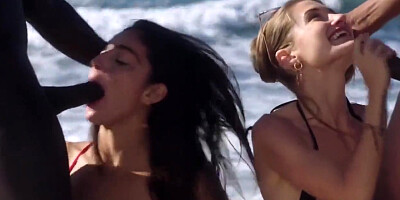 Tiffany Tatum And Emily Willis - She Was Alone On Vacation Until She Found Two Bbcs