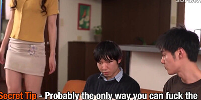 Japanese Mom Horny For Her Step Son's Friend Maki Hojo - Maki Houjo - [Decensored]