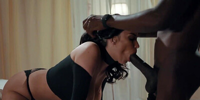 Romantic date ends with hot interracial sex