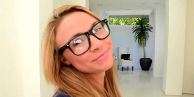 Nerdy teen Katerina Kay fucked huge dick