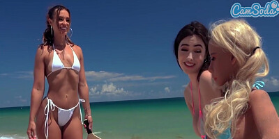 Natural Tits, Threesomes In Xxx Porn Parody Above The Claw