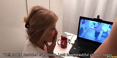 Blonde Tutor Lured Into Quick Sex With Her Excited Disciple 10 Min