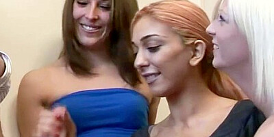 Cfnm Blonde Femdom Babe Takes Jizz In Mouth