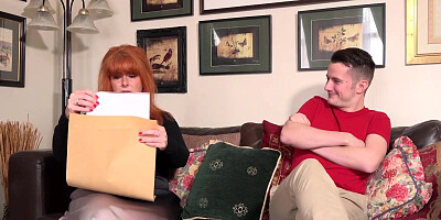 Aunt Judy's XXX - Busty Mature Redhead Stepmom Melanie Gets a Divorce & Fucks Stepson
