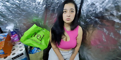 Immigrant Hides on the Pantry and Receives Creampie