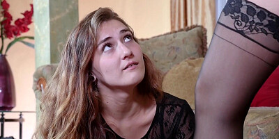 Busty MILF Lexi Luna strapon fucks cute teen Stoney Lynn