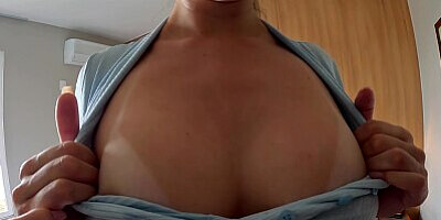 Busty Tennis Babe Loves Taking Deep Strokes Off the Court (Cum on Tits)