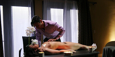 ...Fetish masturbation on the table for bitch Whitney Wright...