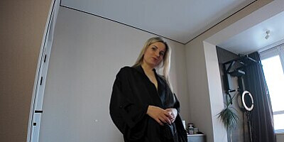 My Stepmom Caught Me With Britney From Tantaly And Helped Me Cum