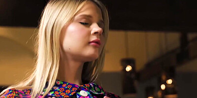 Coco Lovelock opens her mouth to taste her OWN PUSSY SQUIRT