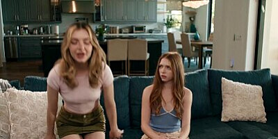 GIRLSWAY - Bickering Stepsisters Demi Hawks & Myra Moans Have Wild Sex With Hot Stepmom Silvia Saige