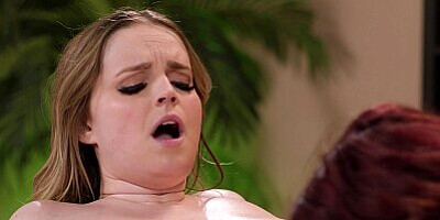 ALL GIRL MASSAGE - Hot Sex Between Two Busty Girls Natasha Nice And Codi Vore To Relieve Stress