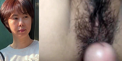 Korean Cougar Oh Hye Kyoung Close Up Internal cumshot