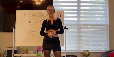 My Sexy Teacher Sarah Harlow Said my Dick is Bigger than My Dads - Teddy Tarantino