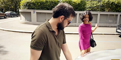 HUNT4K. Fucked a hot tourist in the villa, she deepthroated me hard