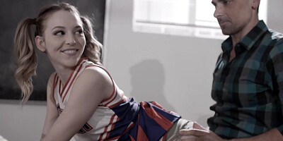 Lily Larimar flaunts her puny ideal bod before getting pulverized by Ryan