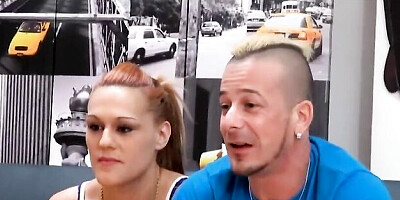 Thrilled Una and Lara's red head action