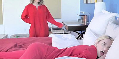 Quinton James - Well Hung Drills Both His Stunning Wife And Foster Stepdaughter