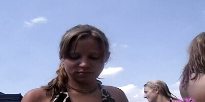 Passionate escort's public nudity trailer