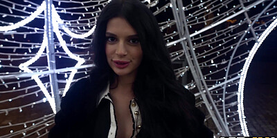 VIP4K. Her dream gift was to put her tight pussy on a huge stick