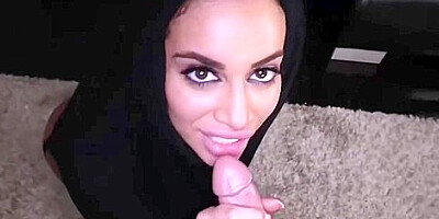 Victoria June - Cheating Arab Wife Slobbers All Over My Erect Cock While I Smash H