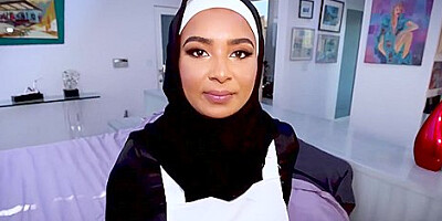 My Hijab Wearing Coworker Is Getting Used To Sucking My Cock And Fucki With Babi Star