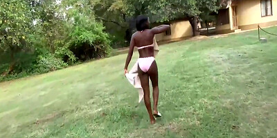 Hot Black Girlfriend Asks For Slow Deep Anal Pov On Safari Vacation! 11 Min With Steven Hard