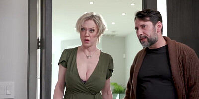 Guy ass fucks his stepdaughter in law with wife on the side