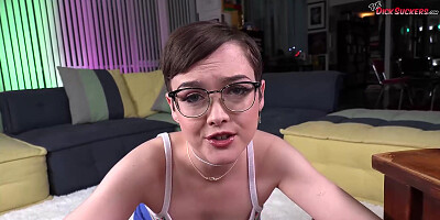 Pretty Jade Valentine Loves Licking And Sucking Cock Head