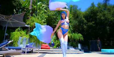 Sexy Babe In Blue Lingerie Gets Fucked With Jewelz Blu