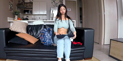 Busty Colombian Teen Rough Titty Fucked At Home Modeling Audition