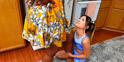 Brazzers - Victoria Cakes Is Annoyed By Lulu Chu's Hump Addiction So She Fucks Her With A Strap On