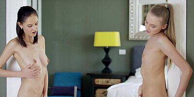 ULTRAFILMS LEGENDARY Nimfa seduces Sade Mare into her first lesbian sex and it's super hot!