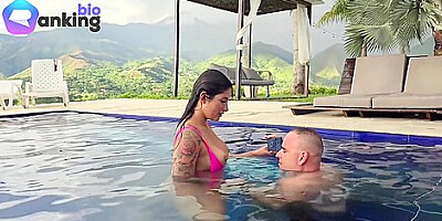 Colombian Pornstar Salome Gil Interview Me And We End Up Fucking Under The Rain & Rainbow