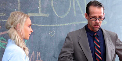 Instructor Grubby Rich gives lesson in a hard-core wedging sesh with young Audrey Royal and Emma